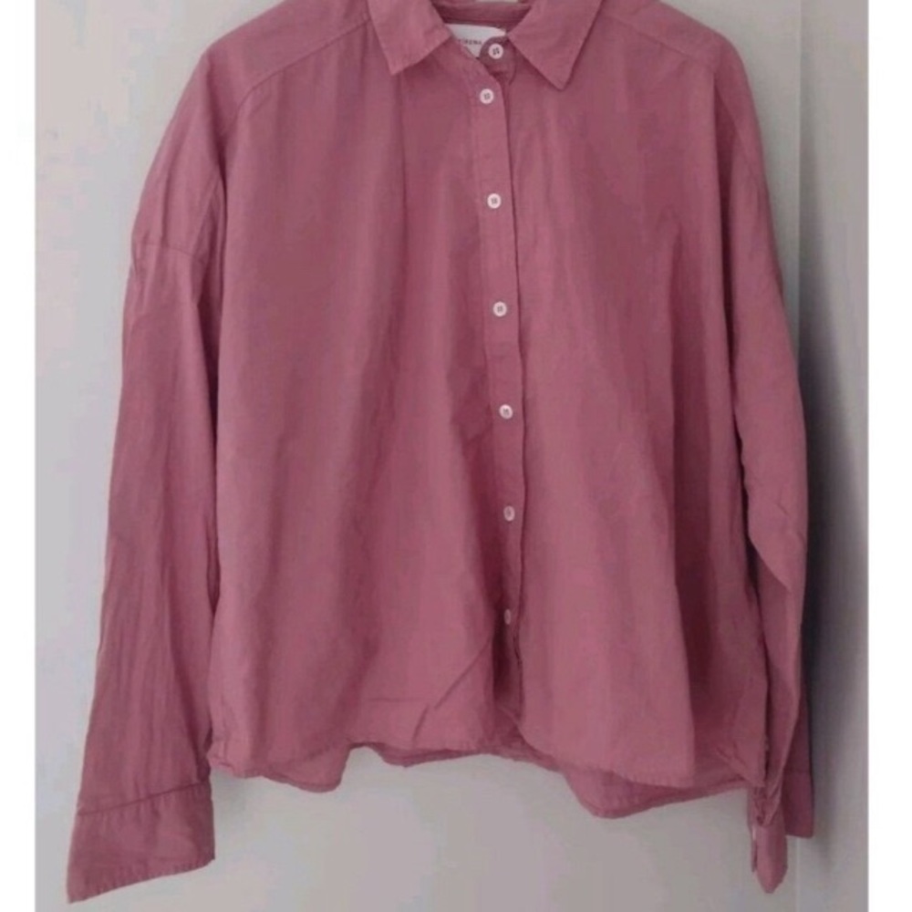 Xirena Split Open Back Button Up Blouse - image 4